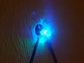 Bohrloch mit LED