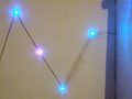 Erste LEDs verlegt